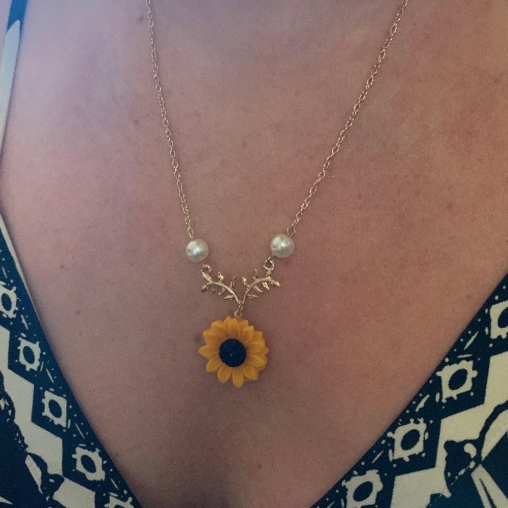 Sunflower Necklace from Nordstrom